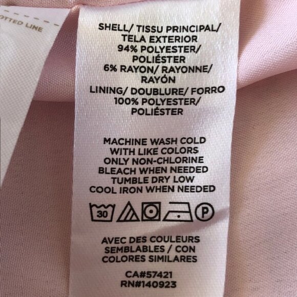 LOFT Pink Tweed A Line Petite Tailored Skirt 12P - Picture 11 of 15